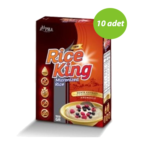 10x Rice King Mikronize Pirinç 500 Gr