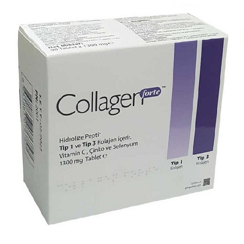 Collagen Forte Hidrolize Peptit 90 Tablet