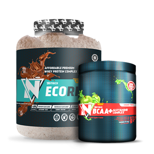 Nutrich Ecorich Whey Protein Complex 2000 Gr + Nutrich BCAA&Glutamine Complex 650 Gr