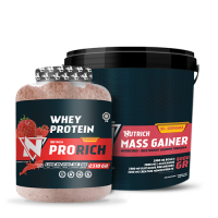 Nutrich Prorich Whey Protein 2310 Gr + Nutrich Mass Gainer 6000 Gr