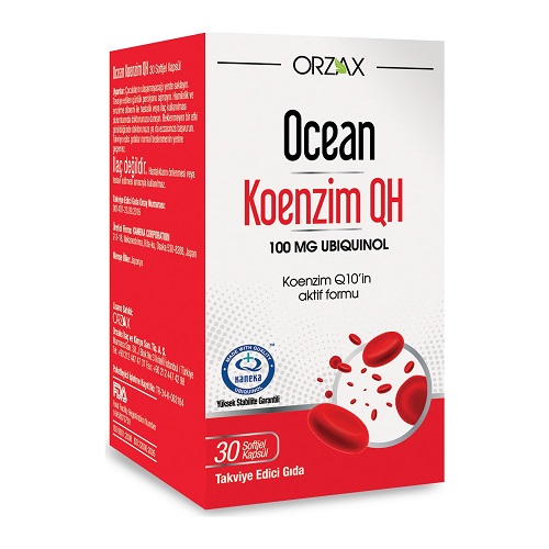 Ocean Koenzim QH 100 Mg 30 Kapsül