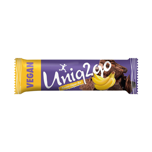 Uniq2go Banana Vegan Bar 38 Gr