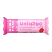 Uniq2go In Love Yoğurt Aromalı ve Ahududulu Protein Bar 32 Gr
