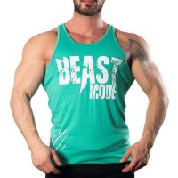 Beast Mode Tank Top Atlet Açık Yeşil