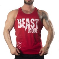 Beast Mode Tank Top Atlet Kırmızı