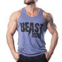 Beast Mode Tank Top Atlet Açık Mavi