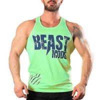 Beast Mode Tank Top Atlet Neon Yeşil