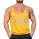 No Pain No Gain İnce Askı Tank Top Atlet Sarı