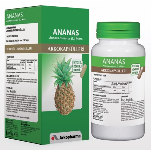 Arkopharma Ananas 400 mg 90 Kapsul