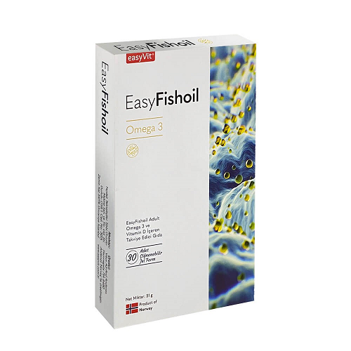 Easyvit Easy Fish Oil Yetişkin Omega 3 30 Jel Tablet