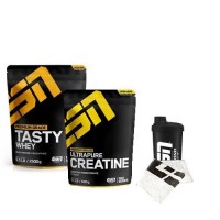 ESN Tasty Whey 2500 Gr + ESN Creatine Monohydrate 500 Gr