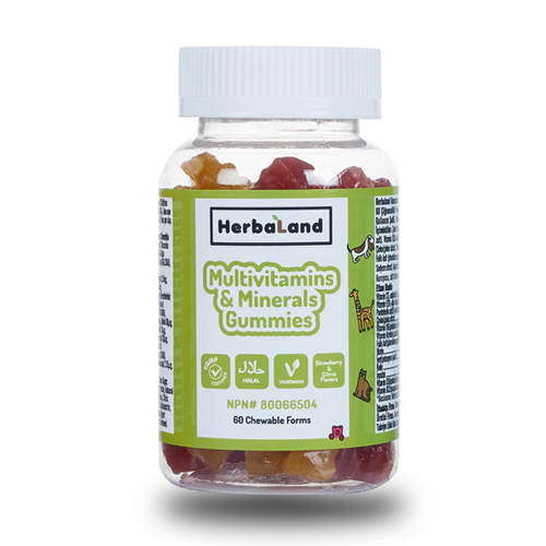 HerbaLand Kids Multivitamins & Minerals Gummies 60 Çiğnenebilir Form
