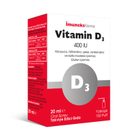 İmuneks Vitamin D3 400 IU Oral Sprey 20 Ml
