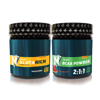 Nutrich Glutarich 200 gr + Bcaa Powder 210 gr Karpuz