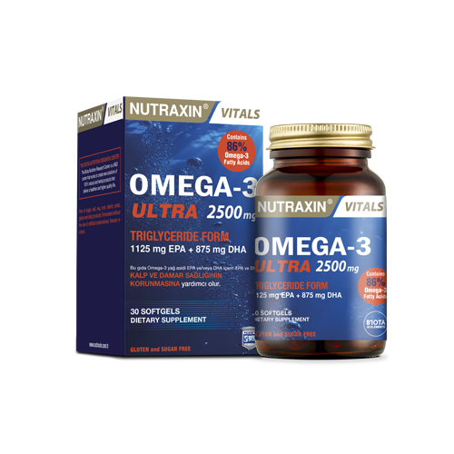 Nutraxin Omega 3 Ultra 30 Yumuşak Kapsül