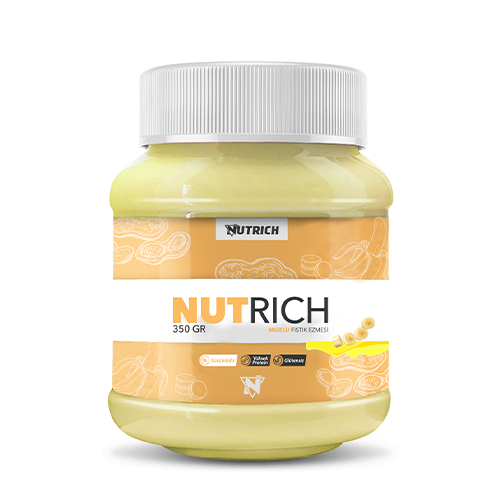 Nutrich Creamy Muzlu Doğal Fıstık Ezmesi 350 Gr