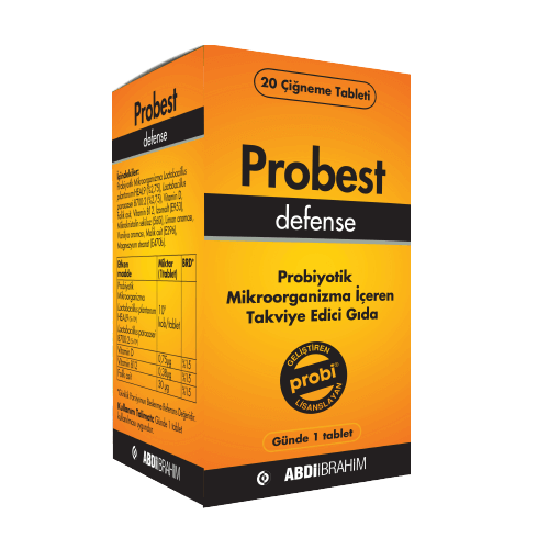 Probest Defense Probiyotik 20 Çiğnenebilir Tablet