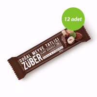 Züber Fındıklı ve Kakaolu Protein Bar 40 Gr 12 Adet