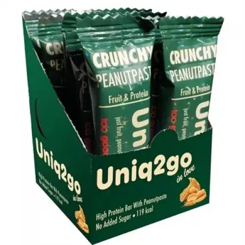 Uniq2go In Love Fıstık Ezmeli Protein Bar 32 Gr 12 Adet