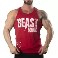 Beast Mode Tank Top Atlet Kırmızı
