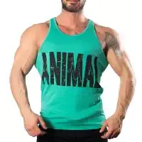 Animal Tank Top Atlet Açık Yeşil