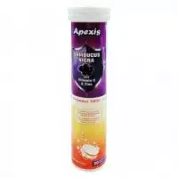 Apexis Sambucus Nigra Vitamin C ve Zinc 1000 mg 20 Efervesan Tablet