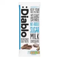 Diablo Şekersiz Sütlü Çikolata 85 Gr