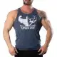 Fitness Gym Tank Top Atlet Mavi