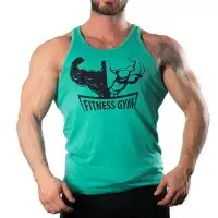 Fitness Gym Tank Top Atlet Turkuaz