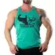 Fitness Gym Tank Top Atlet Turkuaz