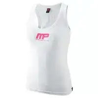 MusclePharm Kadın Atlet 'MP' Beyaz