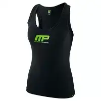 MusclePharm Kadın Atlet 'MP' Siyah ve Yeşil