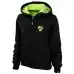 MusclePharm Kadın Fermuarli Kapüşonlu Sweat Shirt 'Strong is The New Sexy' Siyah ve Yeşil