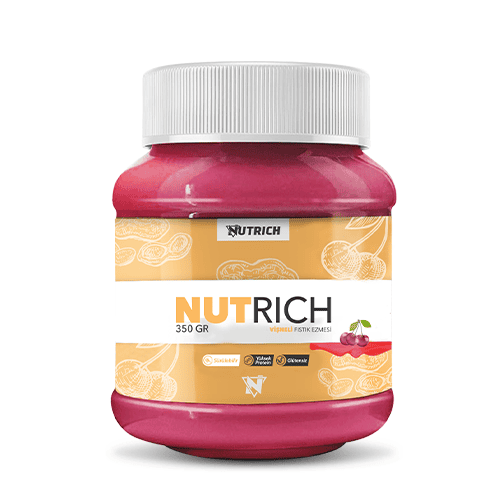 Nutrich Creamy Vişneli Doğal Fıstık Ezmesi 350 Gr