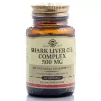 Solgar Shark Liver Oil Complex 500 mg 60 Kapsül