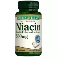 Nature's Bounty Flush Free Niacin 500 mg 50 Kapsül
