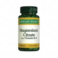 Nature's Bounty Magnesium Citrate Plus Vitamin B-6 60 Tablet