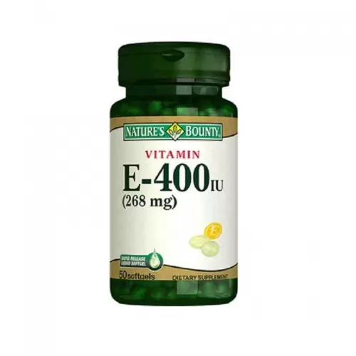 Nature's Bounty Vitamin E-400 IU 50 Softgel