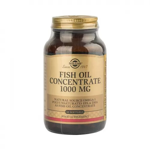 Solgar Fish Oil Concentrate 1000 mg 60 Softgel