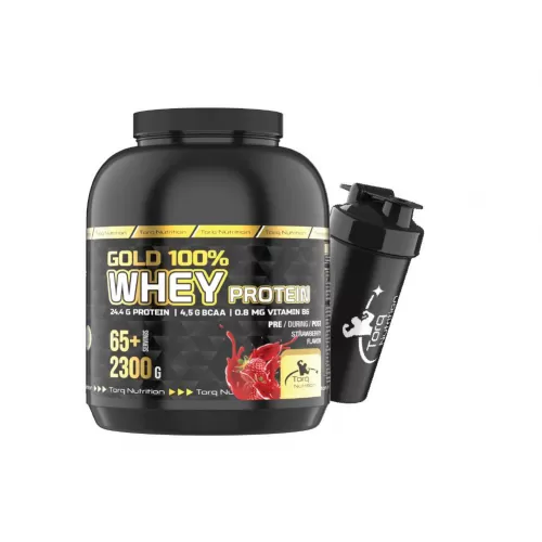 Torq Nutrition Gold Whey Protein Çilek Aromalı 2300 gr