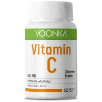 Voonka Vitamin C 500 Mg 62 Çiğneme Tableti - Portakal Aromalı